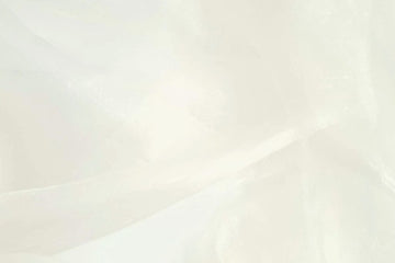 Organza, schimmernd, ecru, 0,5 m